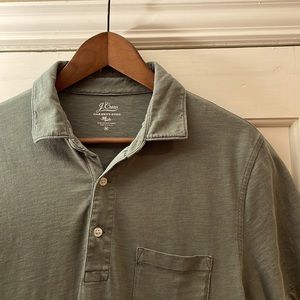 J. Crew garment-dyed polo
